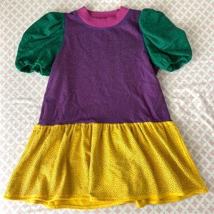 Queen of Sparkles Mardi Gras Rhinestone Dress